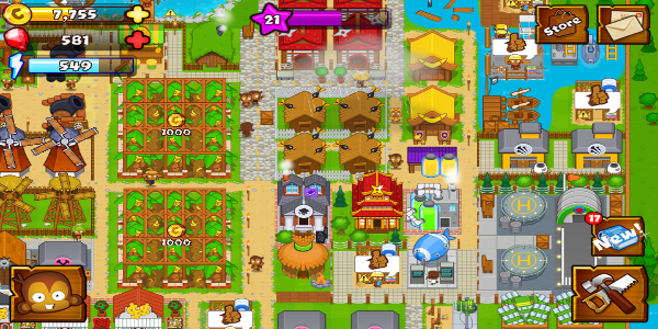 Bloons Monkey City Mod» /></p>
<h3>Сюжет игры</h3>
<p>Продолжайте эпическое противостояние с любимыми обезьянками и их врагами, упрямыми Блонами, в Bloons Monkey City. Приготовьтесь встретиться с этими, казалось бы, безобидными, но разрушительными врагами! С помощью героической Обезьяны-дротика следуйте за Королем Обезьян в его эпическом путешествии по завоеванию неизведанных территорий. Укрепляйте свою оборону, расширяйте свою территорию и защищайте своих людей от постоянных атак Блонов. Проходите сложные уровни, укрепляйте свою базу и разрабатывайте стратегию борьбы с упрямыми Блонами. Настройте свой город обезьян, строя различные здания, открывайте новых обезьян, укрепляйте свою армию и открывайте для себя захватывающие приключения в Bloons Monkey City. </p>
<h3>Особенности игры: </h3>
<ol>
<li>Увлекательный симулятор и стратегия</li>
</ol>
<p>Игроки Android погрузятся в уникальную игру Tower Defense, сочетающую в себе элементы симуляции и стратегии. Возглавьте свою армию обезьян и отбейте пустыню у Bloons в захватывающих битвах. Стратегически размещайте обезьян-дротиков и используйте мощные усиления, чтобы переломить ход битвы. </p>
<ol start=