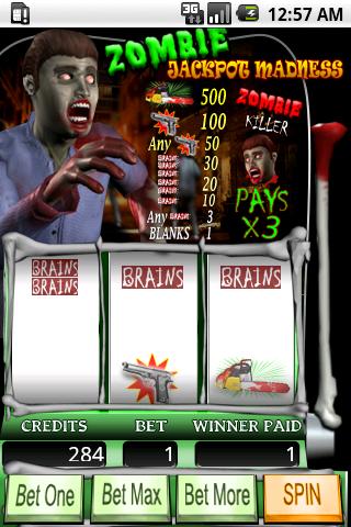 Zombie Jackpot Madness Tangkapan skrin 0