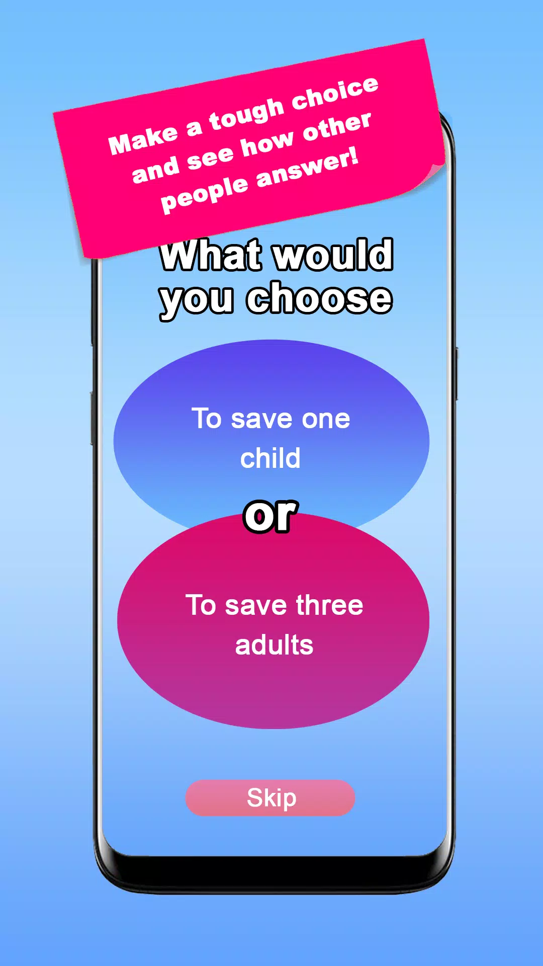 What would you choose? Dilemma Zrzut ekranu 1