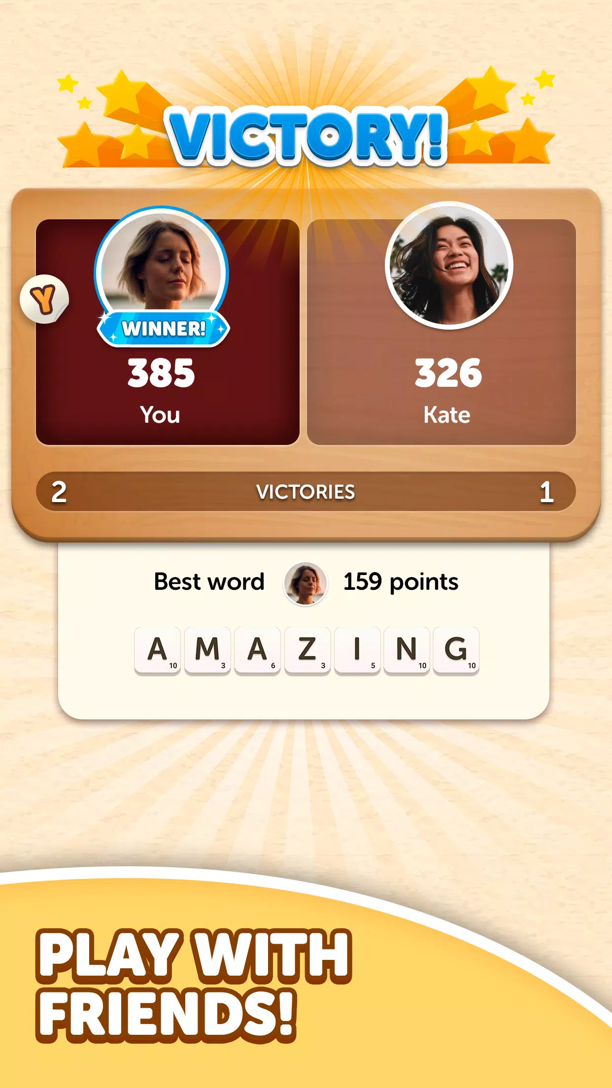 Word Yatzy - Fun Word Puzzler Captura de tela 1