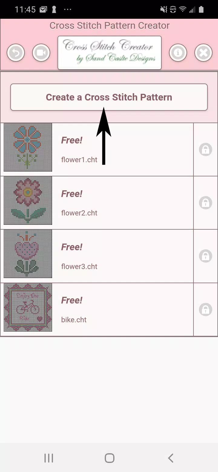 Schermata Cross Stitch Pattern Creator 0