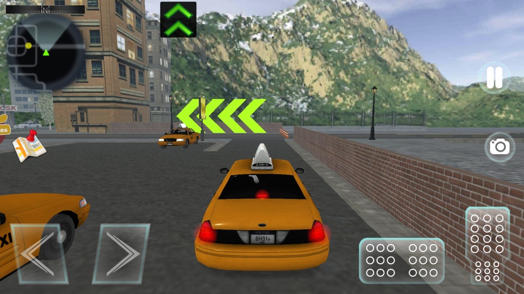 City Taxi Driver Sim Скриншот 1