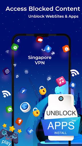 Singapore VPN - Free, Fast & Secure Tangkapan skrin 3