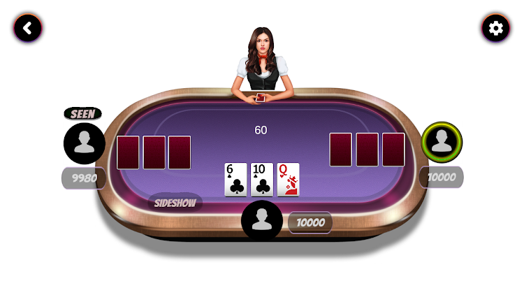 Teen Patti Offline Rummy Card Ảnh chụp màn hình 2