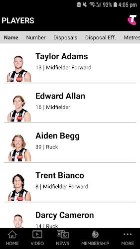 Collingwood Official App Screenshot 2