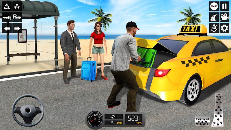 Taxi Simulator 3d Taxi Sim Ảnh chụp màn hình 0