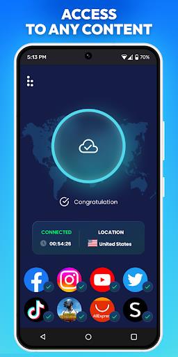 VPN App Private Proxy Download 스크린샷 0