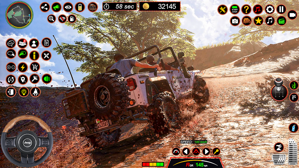 4x4 Jeep Driving Offroad Games应用截图第3张