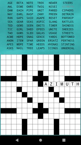 Drag-n-Drop Crossword Fill-Ins Screenshot 2