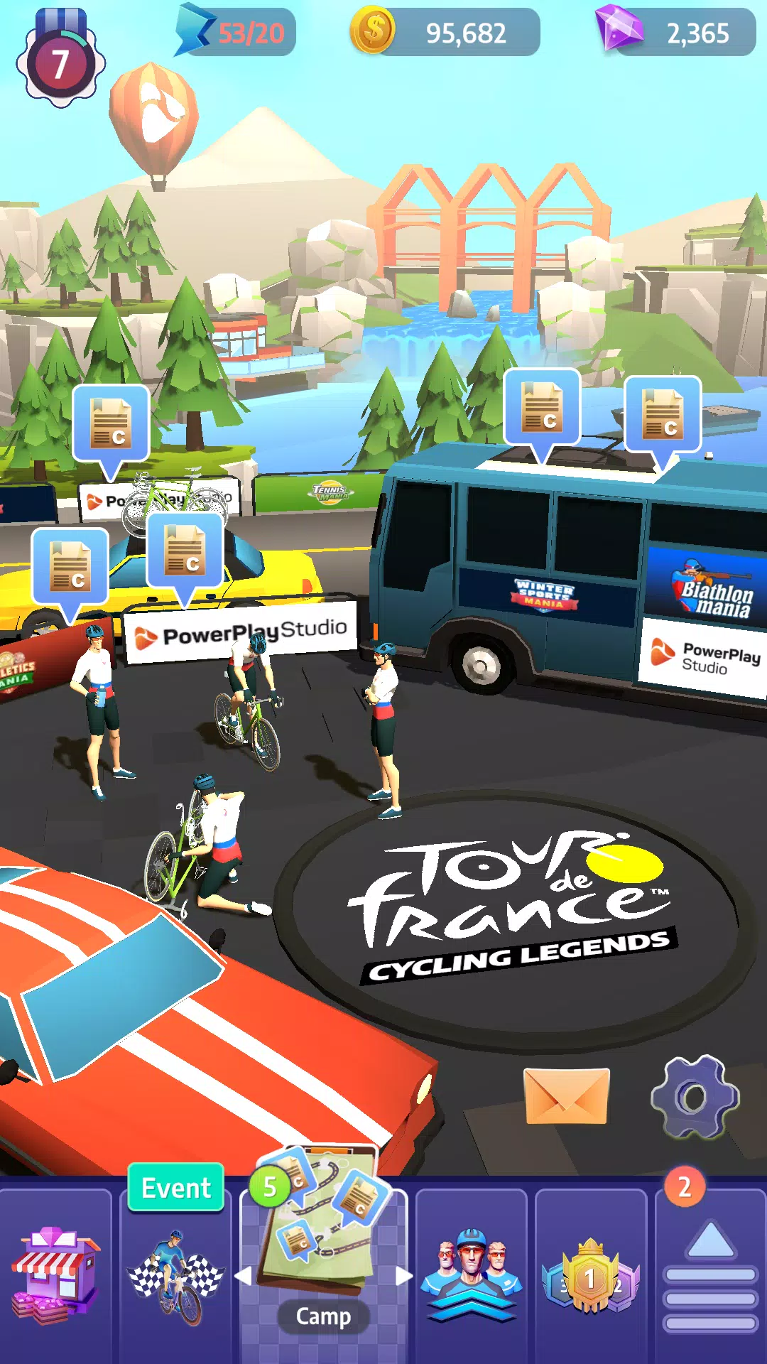 Tour de France Cycling Legends Скриншот 0