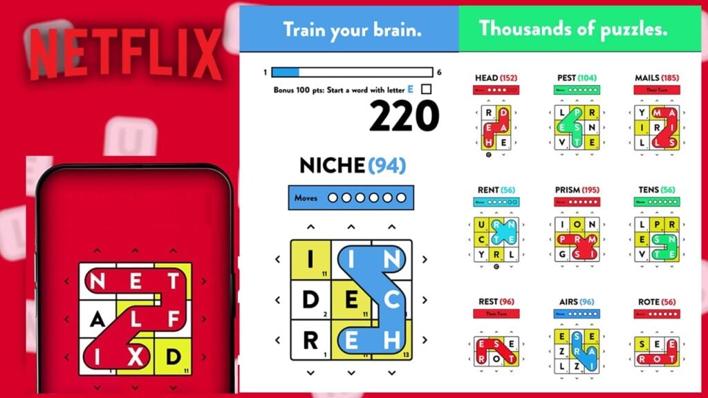 Épelez les mots les plus longs dans TED Tumblewords, un nouveau jeu Netflix