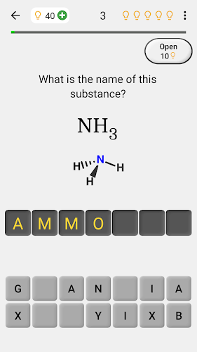 Chemical Substances: Chem-Quiz Schermafbeelding 1