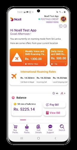 Ncell App: Recharge, Buy Packs Captura de tela 1