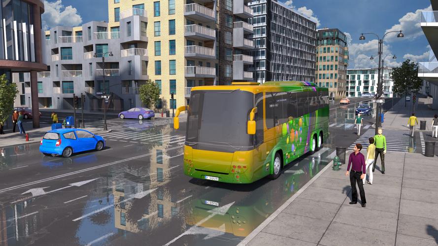 Bus Simulator 3D: Bus Game 23 螢幕截圖 1