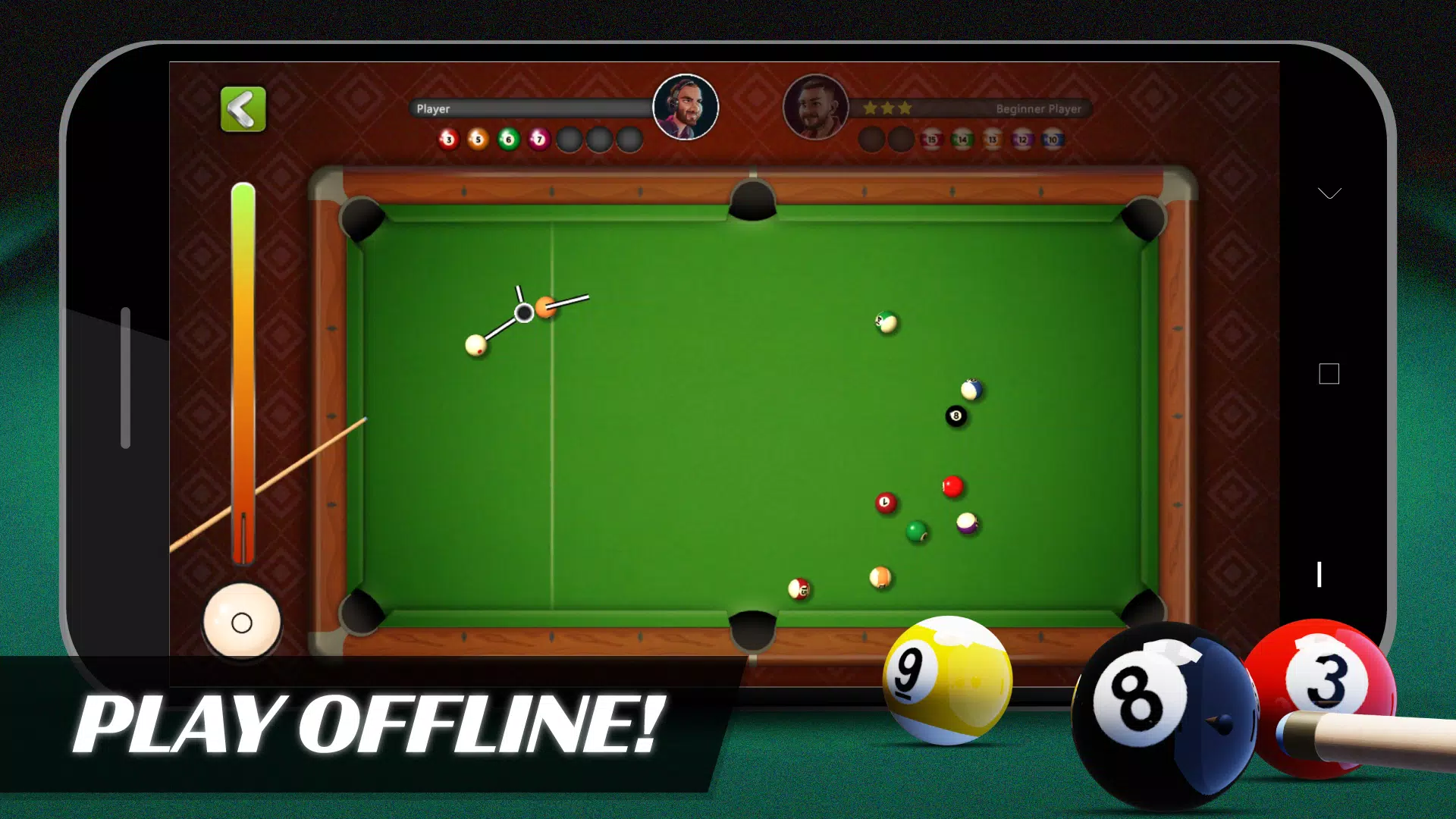 8 Ball Billiards Offline Pool Ảnh chụp màn hình 0