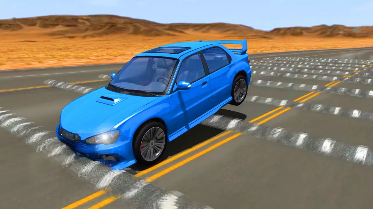 Beam Drive Road Crash 3D Games 螢幕截圖 1