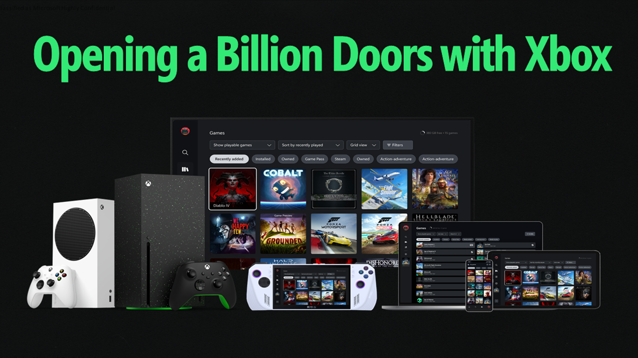 Microsoft Reveals and Retracts Xbox UI Mockup with Steam Games Tab