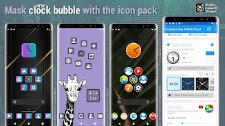 Bubble Cloud Widgets + Folders ဖန်သားပြင်ဓာတ်ပုံ 2