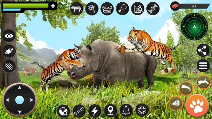 Tiger Simulator Animal Game 3D 螢幕截圖 2