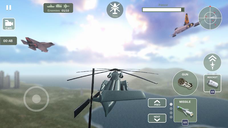 Helicopter Simulator: Warfare应用截图第2张