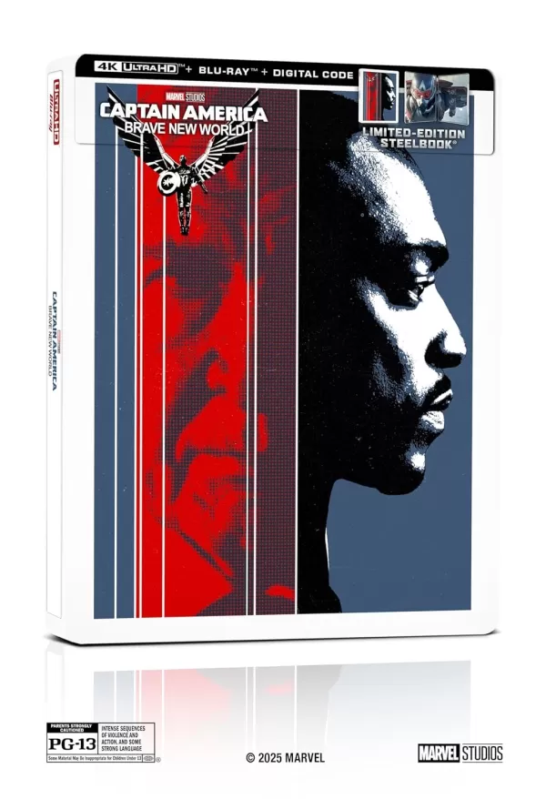 Captain America: Brave New World 4K Steelbook ahora disponible para preorden
