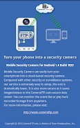 Mobile Security Camera (FTP) স্ক্রিনশট 0