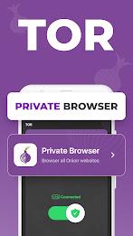 Private Onion Browser + VPN Capture d'écran 1