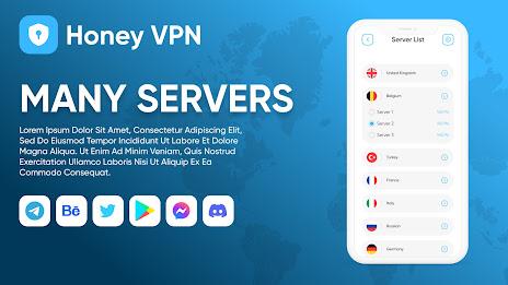 Honey VPN - Fast & Secure Ảnh chụp màn hình 2