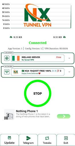 Nx Tunnel VPN ภาพหน้าจอ 1