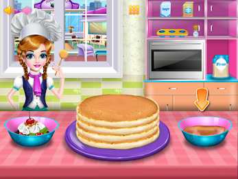 Girls cooking special cake スクリーンショット 0