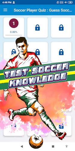 soccer player quiz Captura de pantalla 1