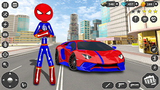 Stick Rope Hero Superhero Game 螢幕截圖 0