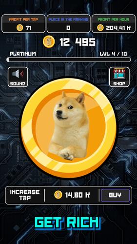 Schermata Crypto Clicker Doge Coin Idle 3