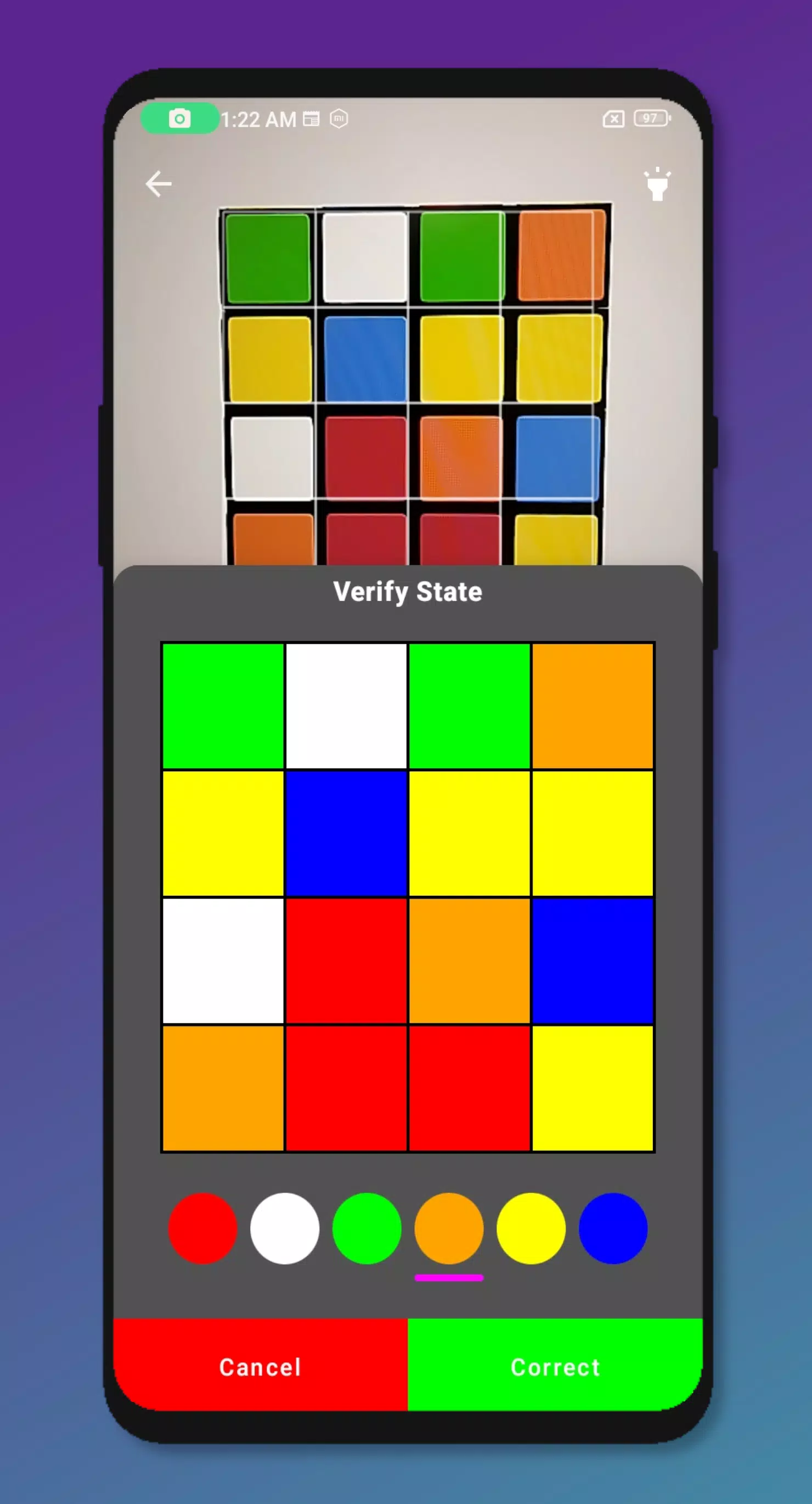 Rubik’s Cube Solver 4x4 Zrzut ekranu 2