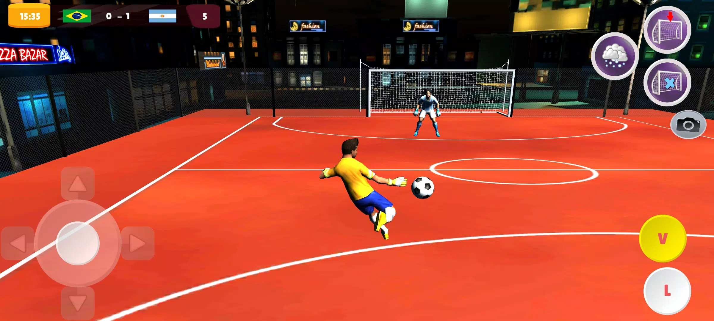 Goalie Wars Football Street スクリーンショット 1