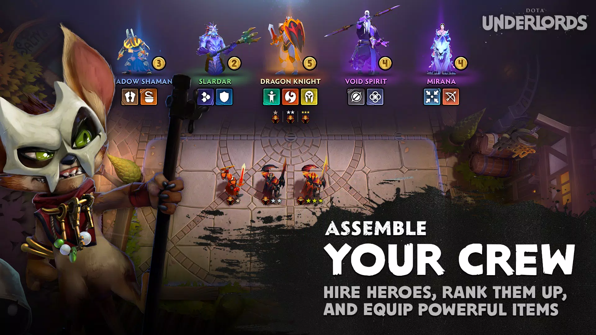 Dota Underlords Capture d'écran 1