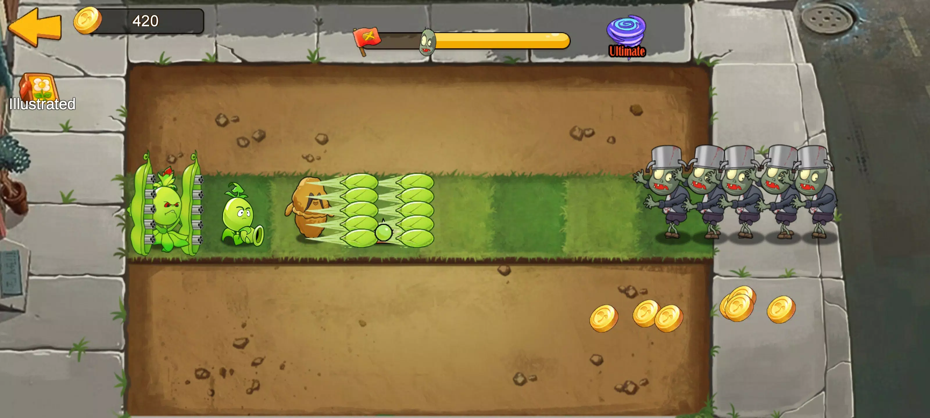 Schermata Merge Plants – Defense Zombies 2