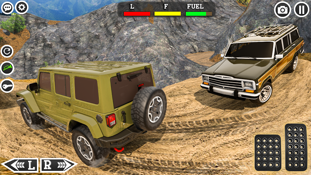 4x4 Mountain Climb Car Games Captura de pantalla 2