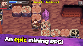 Mine Quest 2: RPG マイニングゲーム スクリーンショット 0