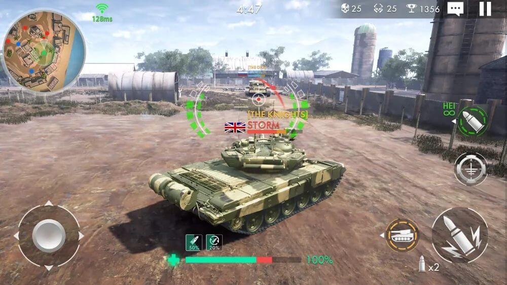 Tank Warfare Mod ဖန်သားပြင်ဓာတ်ပုံ 0