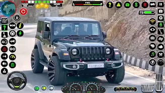 Offroad Jeep Driving:Jeep Game 스크린샷 1