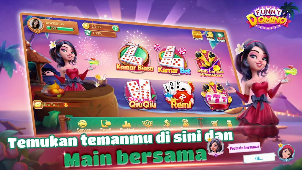 Funny Domino:Gaple QiuQiu Ảnh chụp màn hình 0