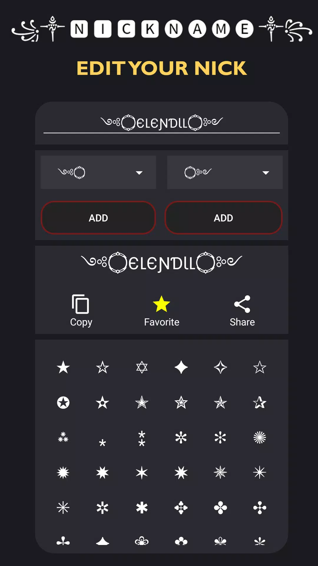 Crosshair & Nickname Generator Capture d'écran 2