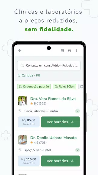 Medprev: Agende Médico e Exame Capture d'écran 1