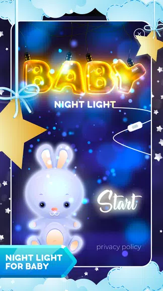 Baby night light - lullabies w Ảnh chụp màn hình 0