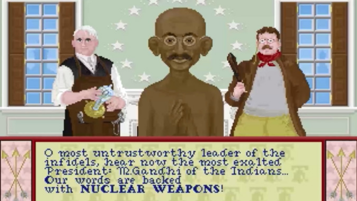 O Civ 7 não terá Gandhi para ir nuclear, mas ele já?