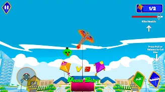 Pipa Layang Kite Flying Game Ekran Görüntüsü 2