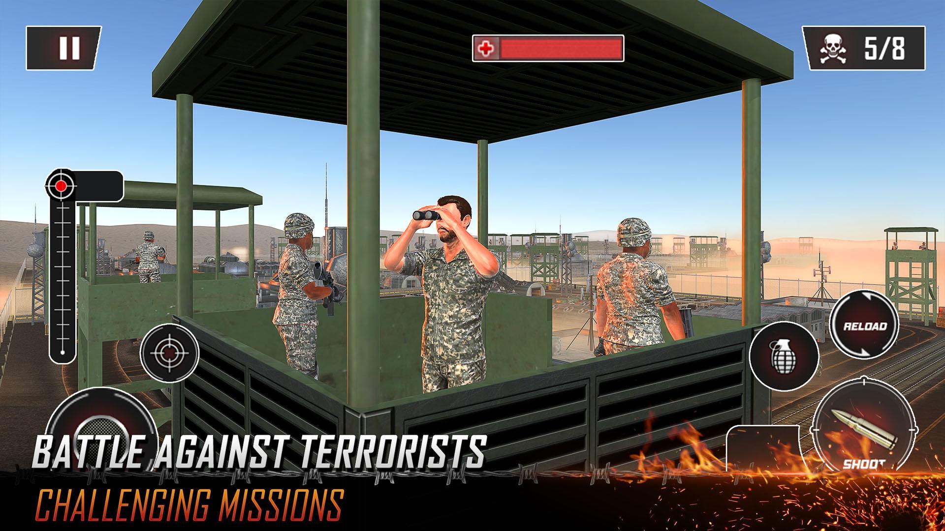 Army Sniper Gun Games Offline 스크린샷 2