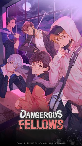 Dangerous Fellows:Otome Dating Mod Zrzut ekranu 0