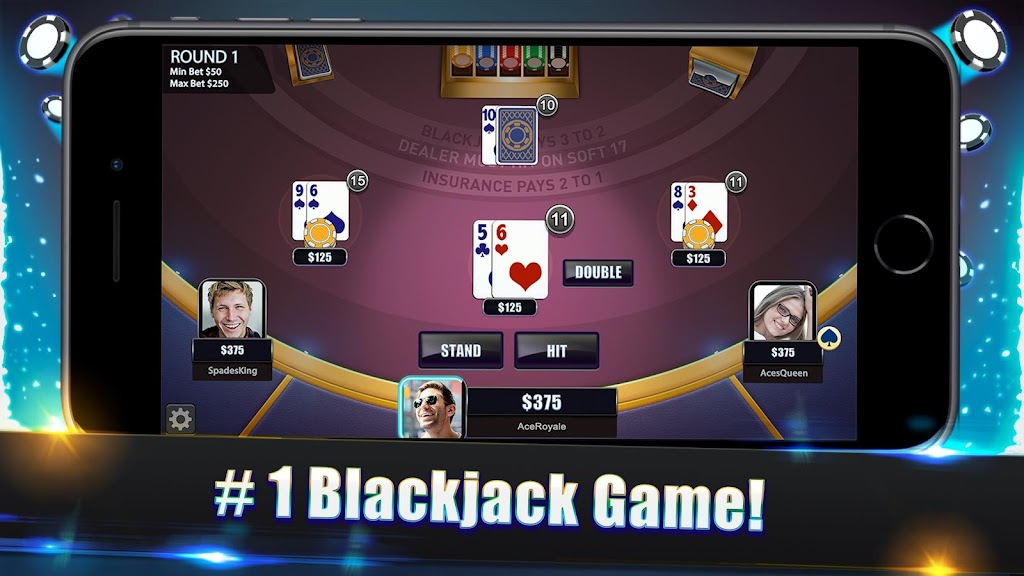 Blackjack Legends: 21 Online Multiplayer Casino Screenshot 0